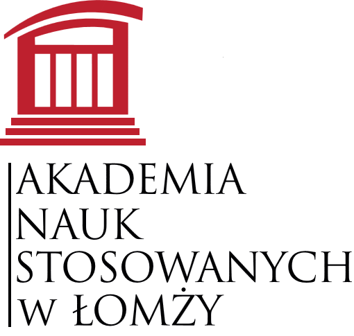 Logo Akademii Nauk Stosowanych w Łomży