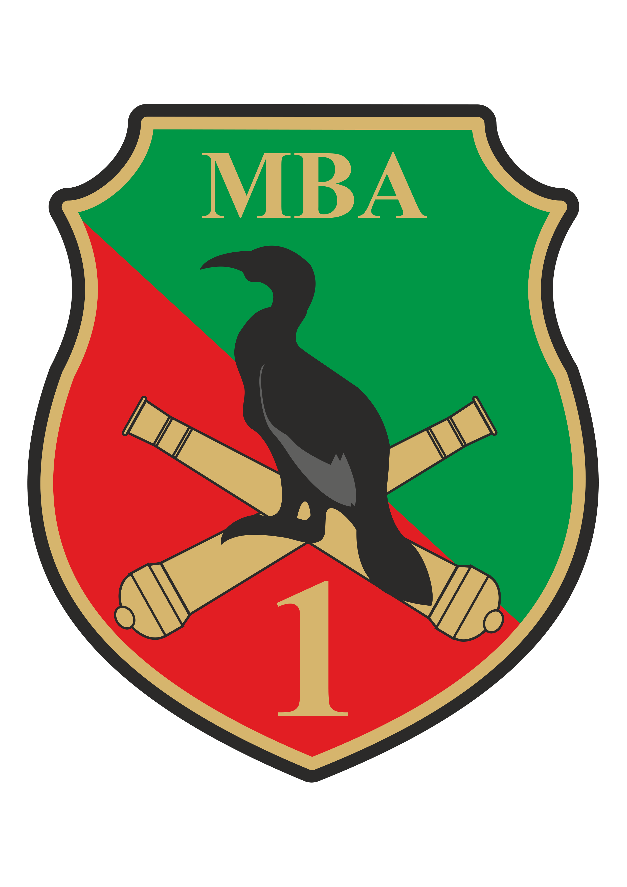 Odznaka 1. Mazurskiej Brygady Artylerii