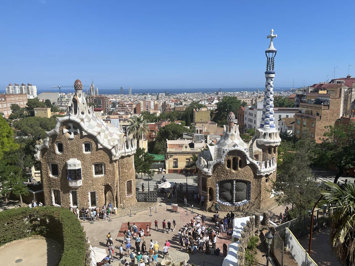 Domy Gaudiego w Parku Guell