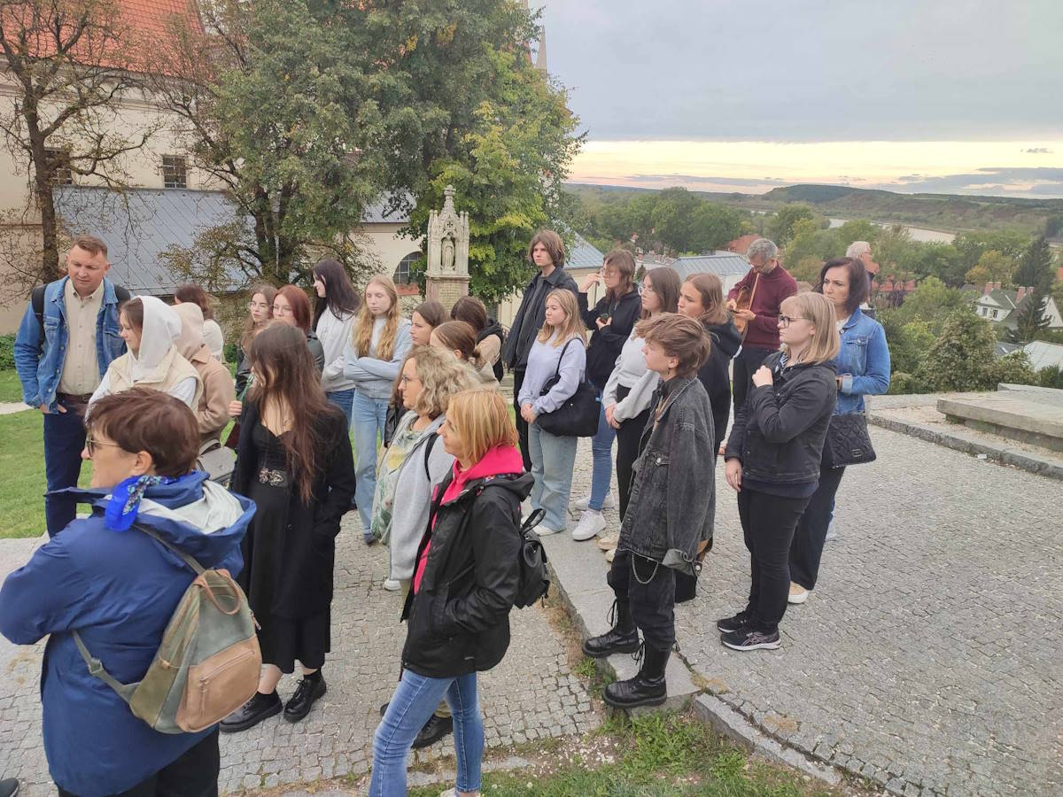 Uczestnicy warsztatów w Kazimierzu Dolnym