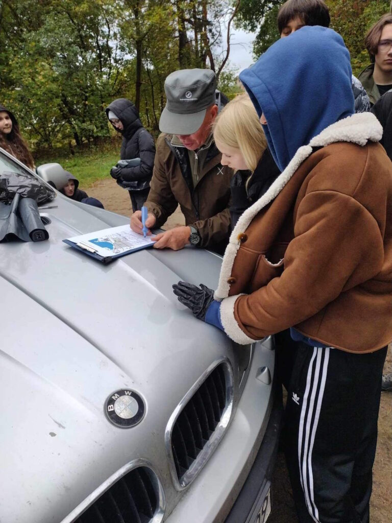 Ustalanie obszaru działań z pomocą mapy