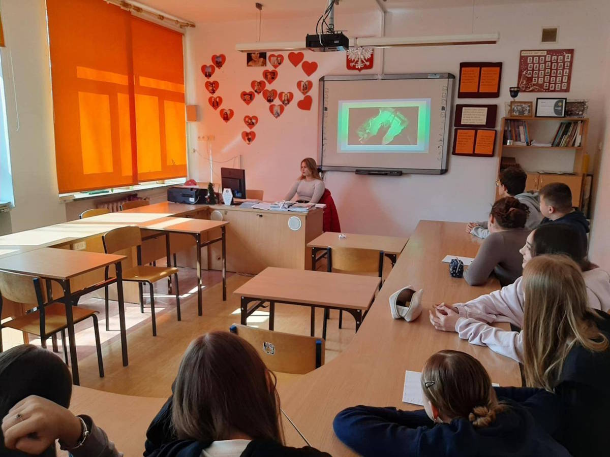 Klasa IA podczas rozwiązywania quizu