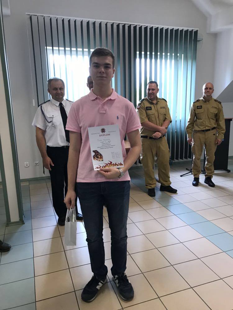 Piotr Matyskiel z klasy 2A