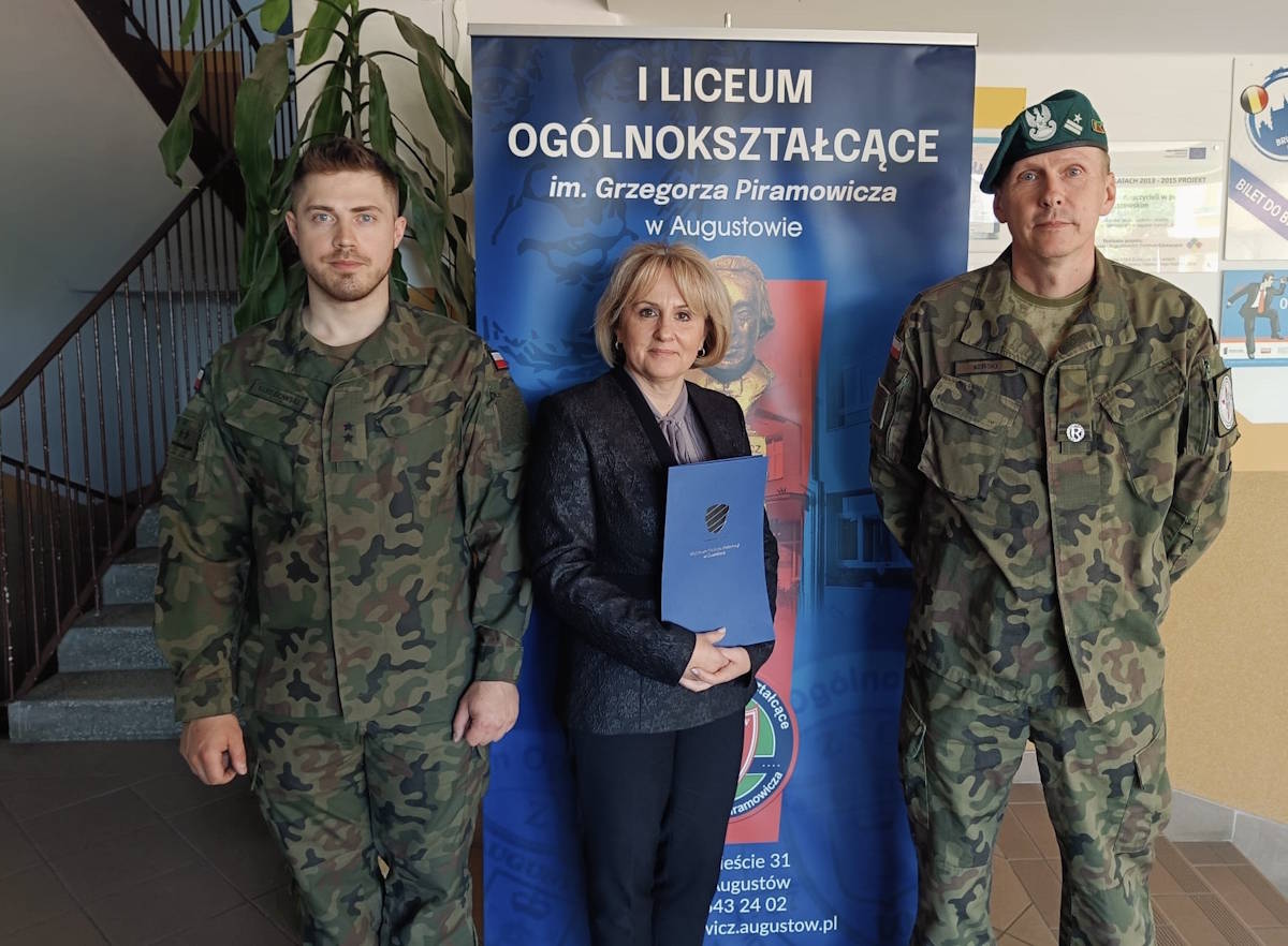 Dzień Kadeta, uroczystość w I LO w Augustowie