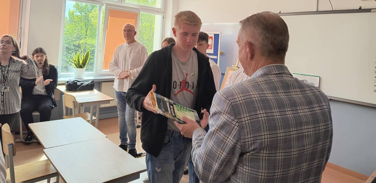 Jakub Hryniewiecki (2C), zdobywca III nagrody