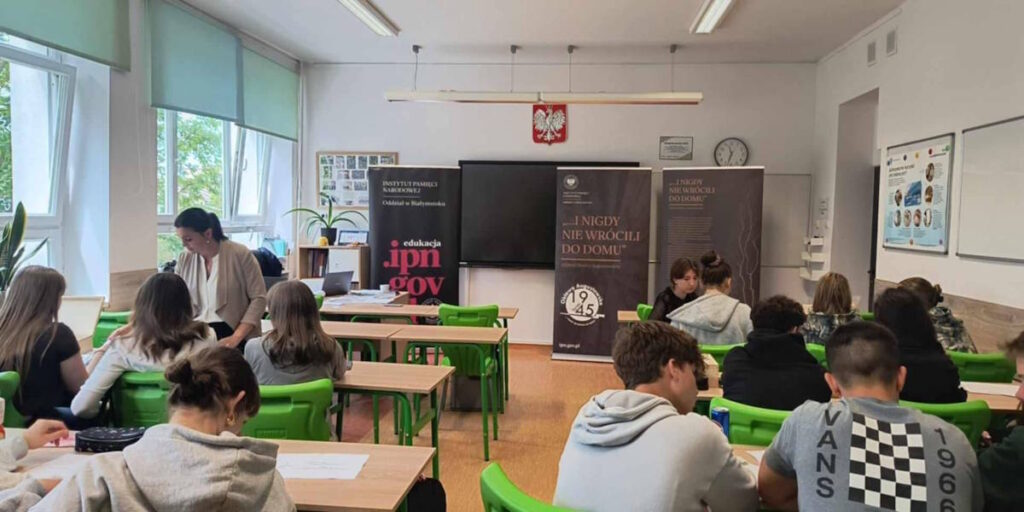 Uczniowie naszej szkoły na zajęciach zorganizowanych przez IPN