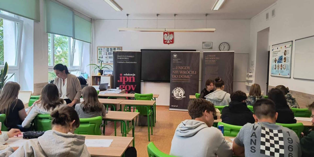 Uczniowie naszej szkoły na zajęciach zorganizowanych przez IPN