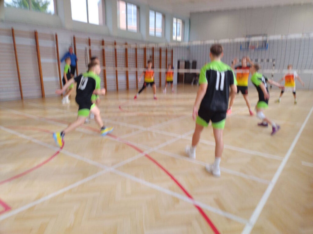 Dynamiczny fragment meczu