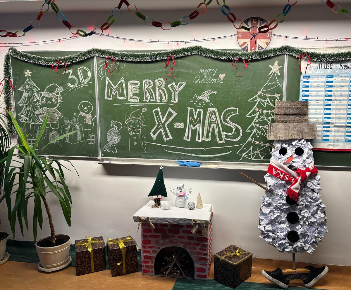 Przykłady świątecznych dekoracji sal lekcyjnych