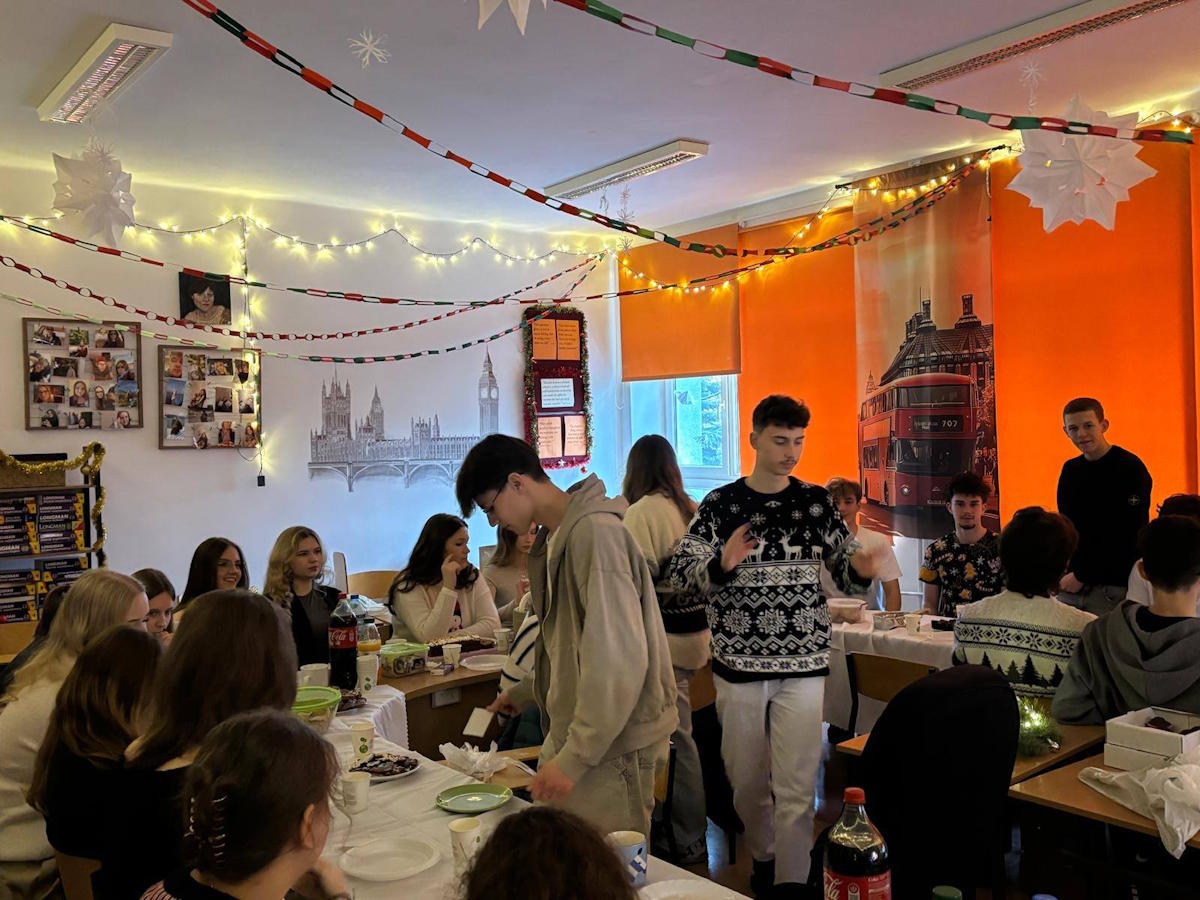 Wigilia klasowa w 3F