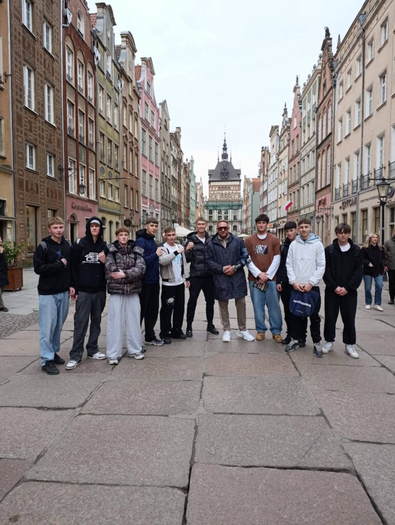 Uczestnicy wycieczki na Starym Mieście