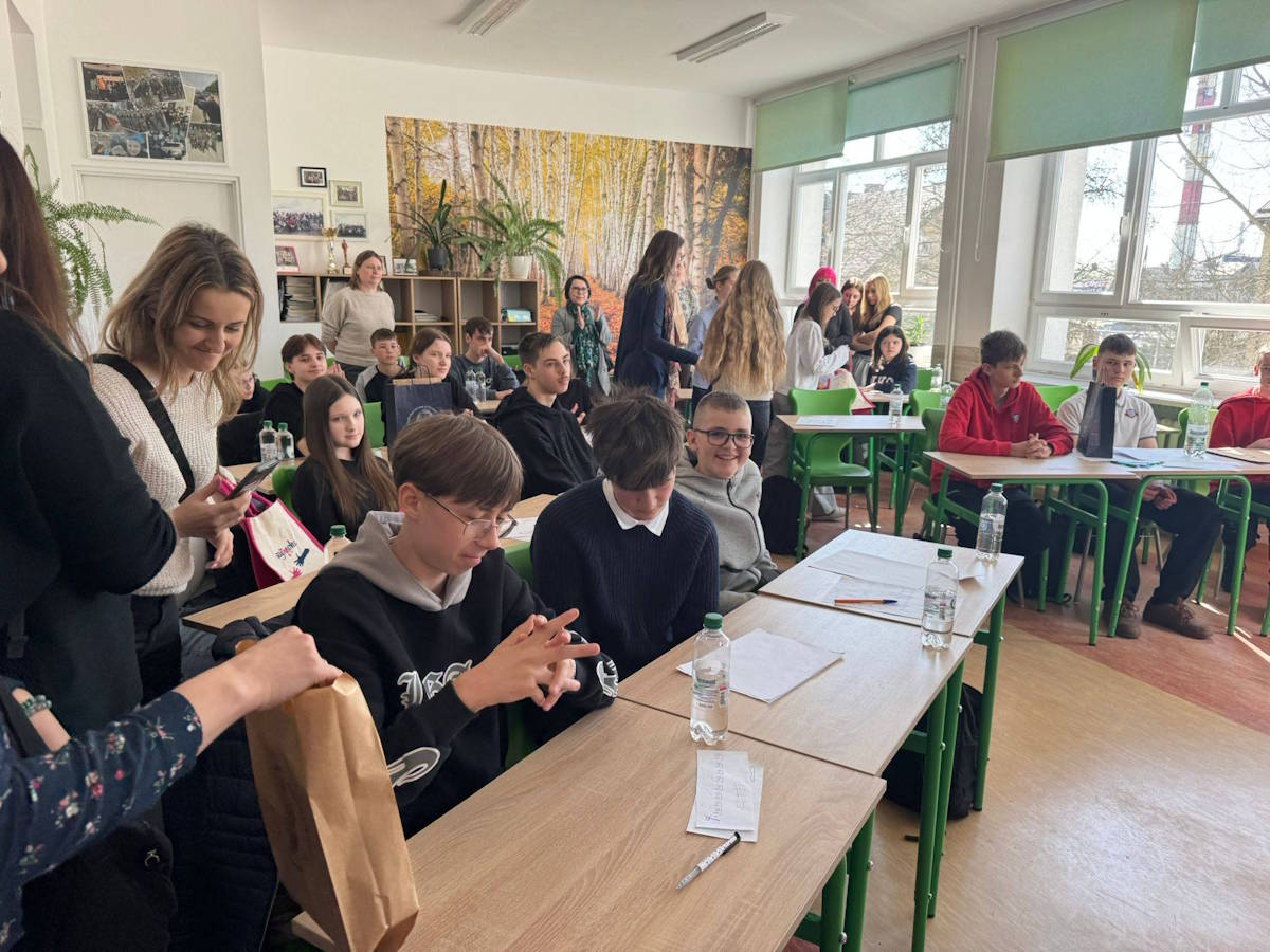 Uczestnicy i opiekunowie po zmaganiach turniejowych