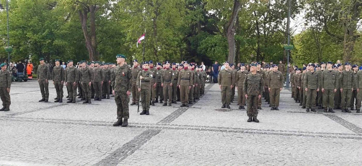 Pododdziały 14 Suwalskiego Pułku Przeciwpancernego oraz Oddział Przygotowania Wojskowego