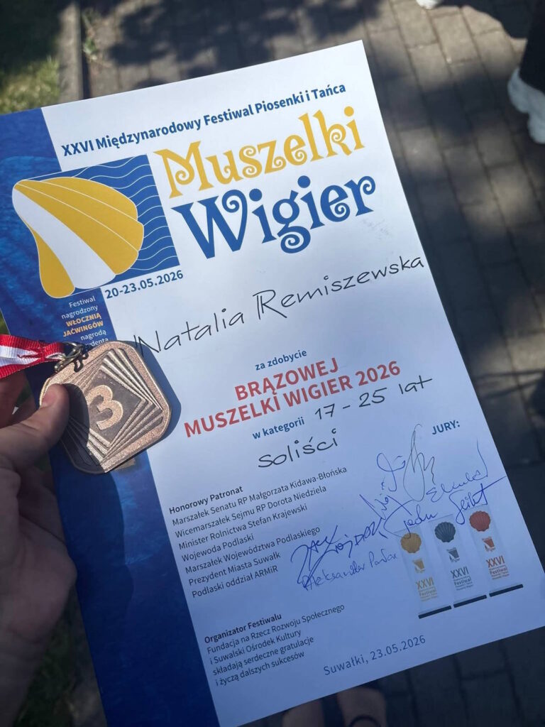 Dyplom Natalii Remiszewskiej