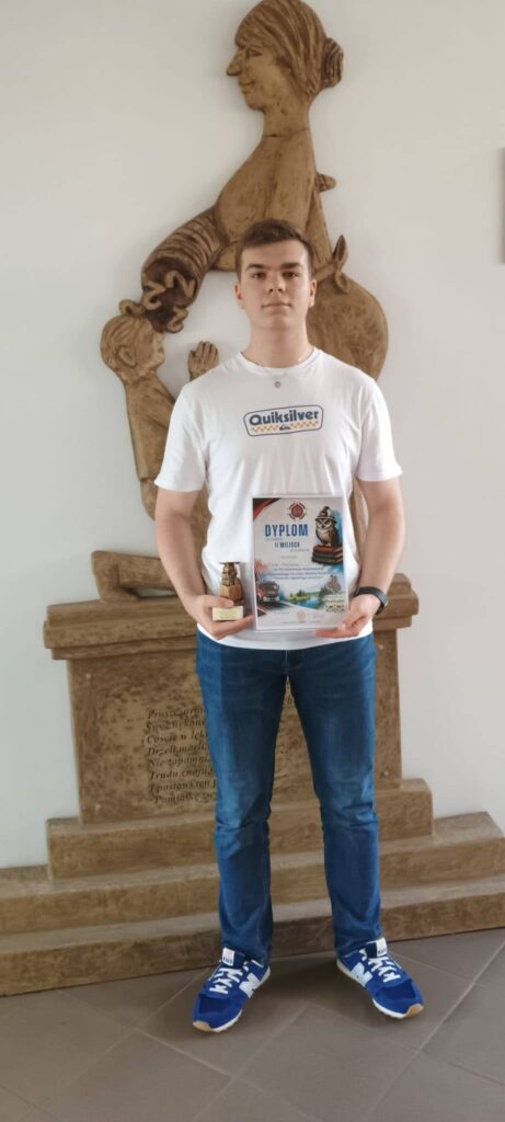 Piotr Matyskiel z klasy 3A