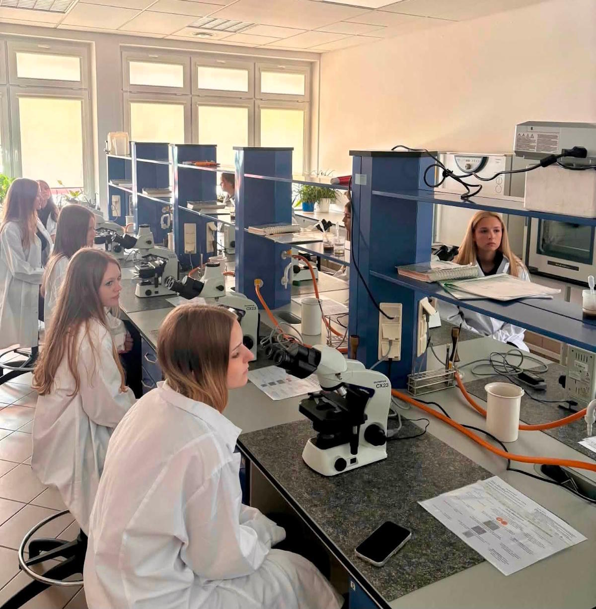 Zajęcia laboratoryjne na Politechnice Białostockiej